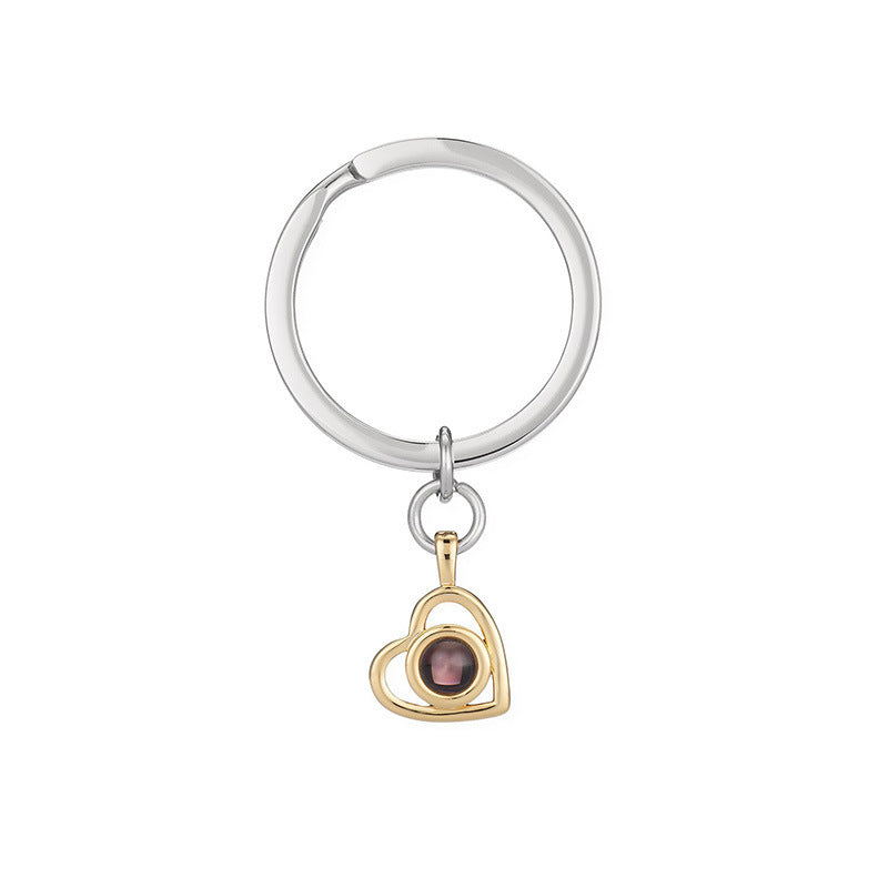 Photo Projection Necklace | Custom Photo Heart Pendant – Keepsake Co